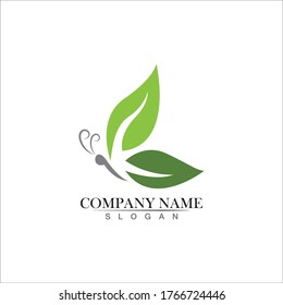 Butterfly Logo template Vector illustration