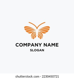 Butterfly logo template vector illustration design