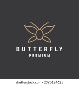 diseño de ilustración vectorial de la plantilla de logotipo de mariposa