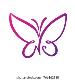 Butterfly Logo Template,vector Illustration