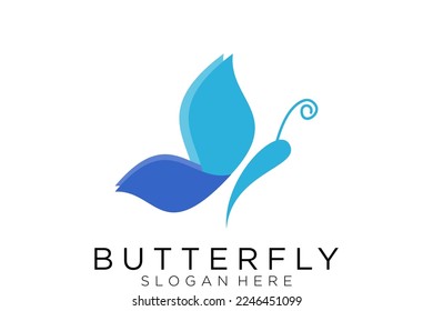 Butterfly Logo. This logo suitable for beauty cosmetic logo