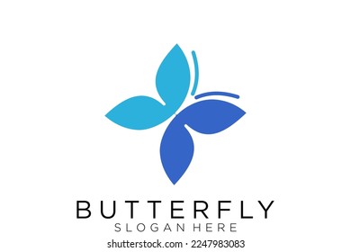 Butterfly Logo. This logo suitable for beauty cosmetic logo