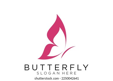 Butterfly Logo. This logo suitable for beauty cosmetic logo