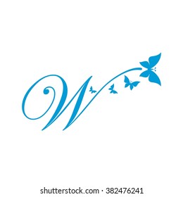butterfly logo vector.