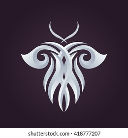 butterfly logo vector