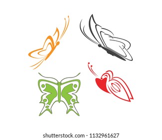 butterfly logo vector art
