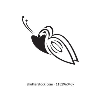 butterfly logo vector art