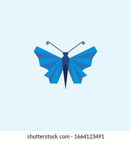 Plantilla de diseño de vectores con logotipo de mariposa
