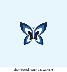 Butterfly logo vector design template