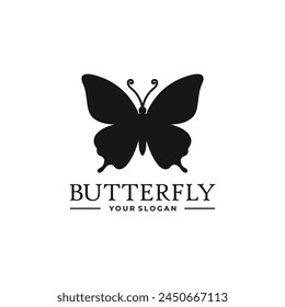 Butterfly logo vector. EPS 10 editable vector