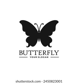 Butterfly logo vector. EPS 10 editable vector