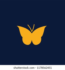 butterfly logo vector icon