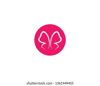 Butterfly logo vector icon