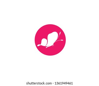 Butterfly logo vector icon