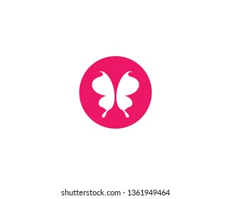 Butterfly logo vector icon