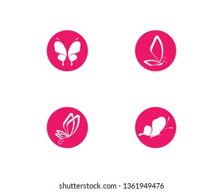Butterfly logo vector icon