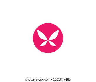 Butterfly logo vector icon