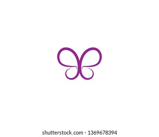 Butterfly logo vector icon