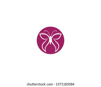 Butterfly logo vector icon