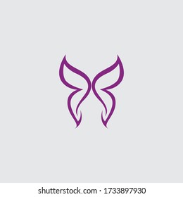  Butterfly logo Vector icon design