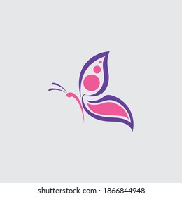  Butterfly logo Vector icon design