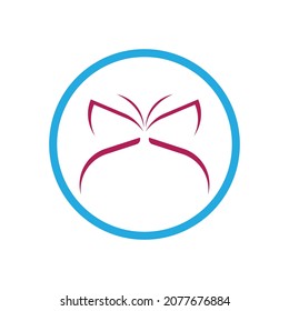 Butterfly logo Vector icon design template