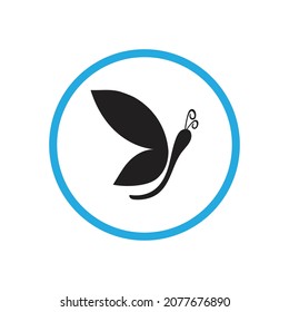 Butterfly logo Vector icon design template