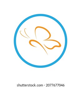 Butterfly-Logo, Vektorsymbol-Designvorlage