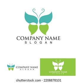  Butterfly logo  Vector icon design