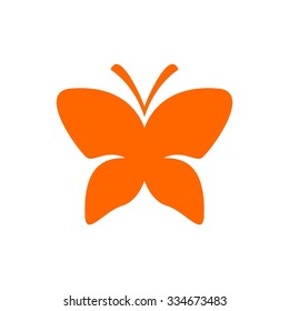 butterfly logo vector. butterfly icon. freedom symbol.