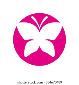 Butterfly Logo Vector Butterfly Icon Freedom Stock Vector (Royalty Free ...