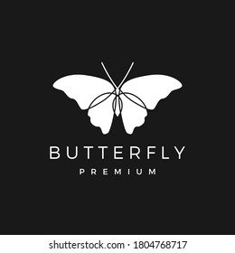 ilustración vectorial del logotipo de mariposa