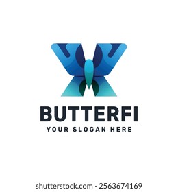 Butterfly Logo Vector Icon Illustration