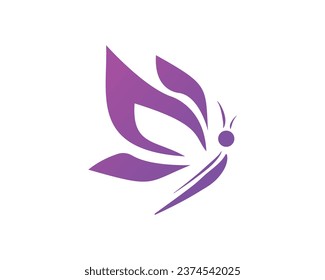 Vector vectorial del icono de la mariposa