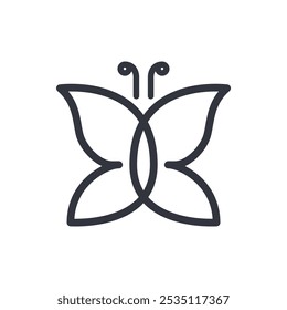 Butterfly Logo Vector Icon Template Illustration