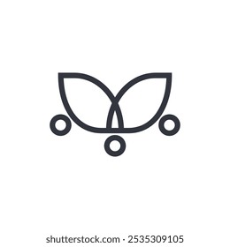 Butterfly Logo Vector Icon Template Illustration