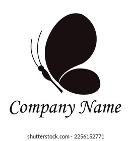 butterfly logo - vector Illustration 