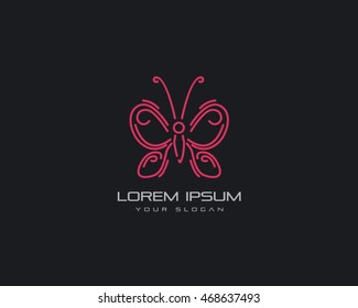 Butterfly Logo Vector Illustration
