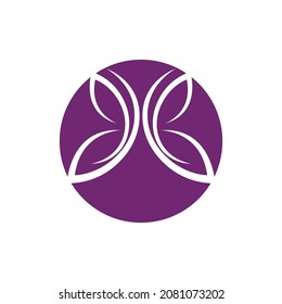 Butterfly-Logo, Vektorgrafik-Design-Vorlage