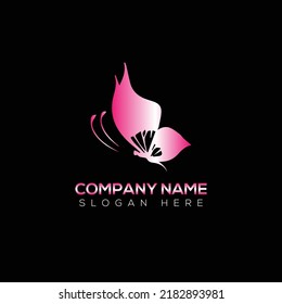 Butterfly  logo vector illustration design 