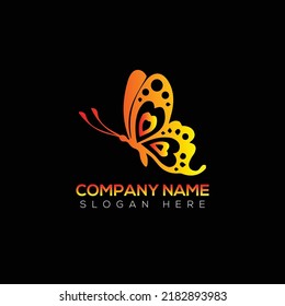 Butterfly  logo vector illustration design 