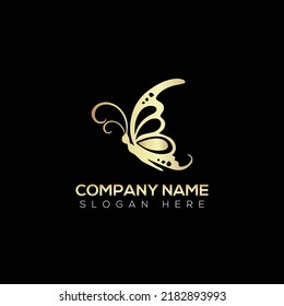Butterfly  logo vector illustration design 