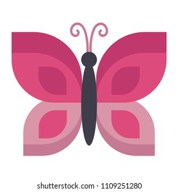 Butterfly logo, Vector illustration, EPS 10.