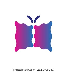 butterfly logo vector illustration eps