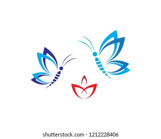Butterfly Logo Vector Template