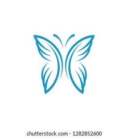 butterfly logo vector template
