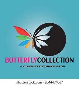 Logo de la mariposa, vector de ilustración de la mariposa, vector de ilustración de la mariposa