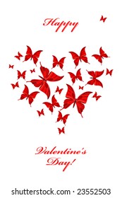 Butterfly love card