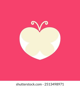 butterfly lovers colorful logo design vector