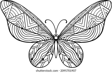 Butterfly Mandala, Butterfly Illustration, Butterfly Cut File